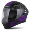 Cassida Moto přilba Orbit Multivers černá matná/fialová/šedá/bílá (Velikost: XL (61-62))