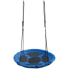 Hojdačka, detská, záhradná, okrúhla, hojdací kruh, modrá, 100 cm, max. 150 kg, bocianie hniezdo