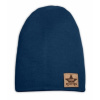 Baby Nellys Jarná/jesenná bavlnená čiapka dvojvrstvová granátová