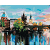 Zuty Diamantové maľovanie FAREBNÝ KARLOV MOST 40x50 cm bez rámu a bez vypnutia plátna