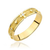 Blink-Blink Zlatý prsteň RUŽENEC s diamantom 0.009 ct 1692ZDB