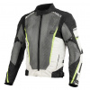 Letná bunda na motocykel Seca Airflow II sivá Veľkosť skladom: 2XL