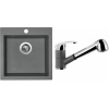 Set Sinks (dřez Viva 455 Titanium 72 + baterie Legenda S Titanium 72) VIV72LESGR72
