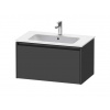 Duravit Ketho.2 Umývadlová skrinka, 44x81x48 cm, 1 zásuvka, grafit mat K25063049490000