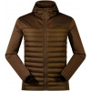 Hybridní bunda pro muže Berghaus Vaskye Hooded Hybrid Jacket, velikost L, hnědá + ledvinka Deuter Pulse Pro 5 graphite
