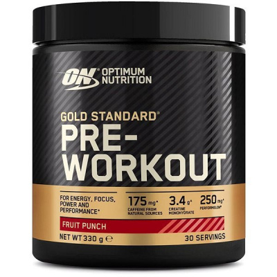 Optimum Nutrition Gold Standard Pre Workout 300 g, Fruit Punch