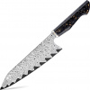 IZMAEL Damaškový kuchynský nôž Tamoso Chef/Čierna 20.7 cm