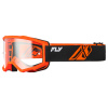 brýle FOCUS, FLY RACING - USA (černé/oranžové - čiré plexi) M150-1166