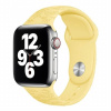 AppleKing silikónový remienok so vzorom kvetín pre Apple Watch Ultra 49mm / 46mm / 45mm / 44mm / 42mm - pastelovo žltý - možnosť vrátiť tovar ZADARMO do 30tich dní