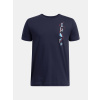Under Armour Chlapčenské tričko UA B PORTAL LOGO SS Modrá YMD