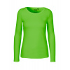 Dámske tričko s dlhým rukávom Neutral - Limetková S