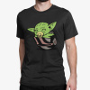 Hattree Organické pánske tričko Yoda Jedi Sword Funny Saying Star Wars Jedie Yoda Baby