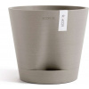 Ecopots Kvetináč Venice 2 (taupe/tmavošedo-hnedý) - Ø 20 cm, výška 17,7 cm