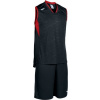 Joma Basketbalový set CAMPUS SET BASKET BLACK-RED SLEEVELESS Veľkosť: M