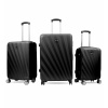 Sada cestovných kufrov MR4653 Čierna Aga Travel