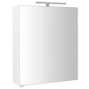 Sapho Riwa - Galérka s LED osvetlením, 60 x 70 x 17 cm, biela