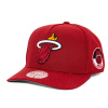 Kšiltovka Mitchell & Ness - Miami Heat - Double Clutch Pro Snapback - Red velikost One Size (56-59 cm)