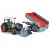 Traktor Claas Nectis 267 s čelným nakl. a prívesom