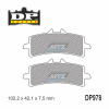 Brzdové doštičky DP978-RDP DP Brakes - zmes RDP X-RACE Titanium