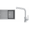 Set Franke G259ŠK (dřez MRG 611 Šedý kámen + baterie FS 3230.031 LINA SMART Chrom) 114.0700.722