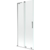 Mexen Velar L, 2-krídlová posuvná vaňová zástena 85 x 150 cm, 8mm číre sklo, chrómový profil, 896-085-003-01-01