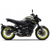 NÁLEPKY NA MOTOCYKEL JUULA PRE YAMAHA MT-09 2018 ŠEDÁ ŽLTÁ FLUO