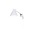 Louis Poulsen Nástenná lampa NJP Short, white 5743163199