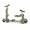SCOOT & RIDE Kolobežka/odrážadlo Highwaykick 1 Olive