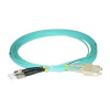 XtendLan FOP-STSC-D-2-50-OM3 FO patch, ST-SC, 50/125 duplex, OM3, LS0H, 2m