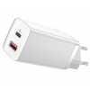 Baseus CCGAN2L-B02 GaN2 Lite Quick Nabíjačka USB + USB-C 65W White (6953156232945)