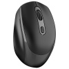 AppleMix Myš Bluetooth / bezdrôtový prijímač USB-A - nabíjanie cez USB-C - tiché tlačidlá - čierna