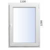 Plastové okno 1100x1200 OS ALUPLAST 4000