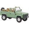 Busch 54391 H0 model osobního automobilu Land Rover Defender 90 otevřený, zelený