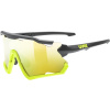 Uvex Sportstyle 228 - black lime mat/mirror yellow uni