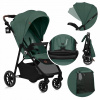 Ľahký skladací Športový kočík do 22 kg Lionelo LO-EMMA ONE GREEN FOREST