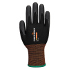 PORTWEST GP GRIP 15 A371 / Máčené nitrilové rukavice - čierna XL