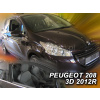 Deflektory - Peugeot 208 3-dvere od 2012 (predné)