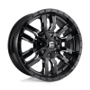 Fuel D595 SLEDGE disk 20x10 5x114.3/5x127 78.1 ET-18, Gloss black