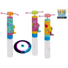 Bublifuk 21,5cm s vrtuľkou na batérie so svetlom 3farby 12ks v PDQ
