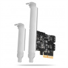 AXAGON PCES-SA4X4, PCIe radič - 4x interný SATA 6G port, ASM1164, SP & LP Axagon