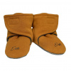 ESITO Capáčky barefoot Warmkeeper Antique gold okrová Veľ. 2 - stielka: 12 cm