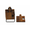 Sifcon Drevená podložka pod pohár Puzzle - set 6ks + stojan