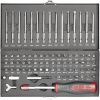 TOOLCRAFT HT02183 820952 sada bitov, 75dielna, plochý, inbus, spojka, Tri-Wing, TORQ, štvorzub (XZN), krížový PZ, krížový PH, profil T, 1/4 (6,3 mm); 820952