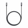 Satechi ST-U4C80M USB4 C-To-C Braided Cable 40 Gbps, 80cm, šedý