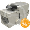 SXKJ-5E-STP-BK-SA - Solarix keystone CAT5E samorezný, multipack 24 ks