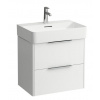 Laufen BASE skrinka pod umývadlo 58,3x52,7x39,1 cm,2 zásuvky,Biela Matná H4022521102601