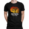 The truth is out there - pánske tričko pre fanúšikov seriálu Silo - Tričkový | L | Čierna | Pánske tričko
