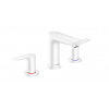 Hansgrohe 71733700 TALIS E Trojotvorová umývadlová batéria stojánková s výpusťou, Biela HG 71733700