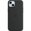 Kryt na mobil Apple iPhone 15 + Silicone Case with MagSafe Black MXQR3ZM/A