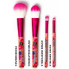 Legami Štetce na líčenie Legami Oh My Glow! - Set Of 4 Makeup Brushes - Flowers